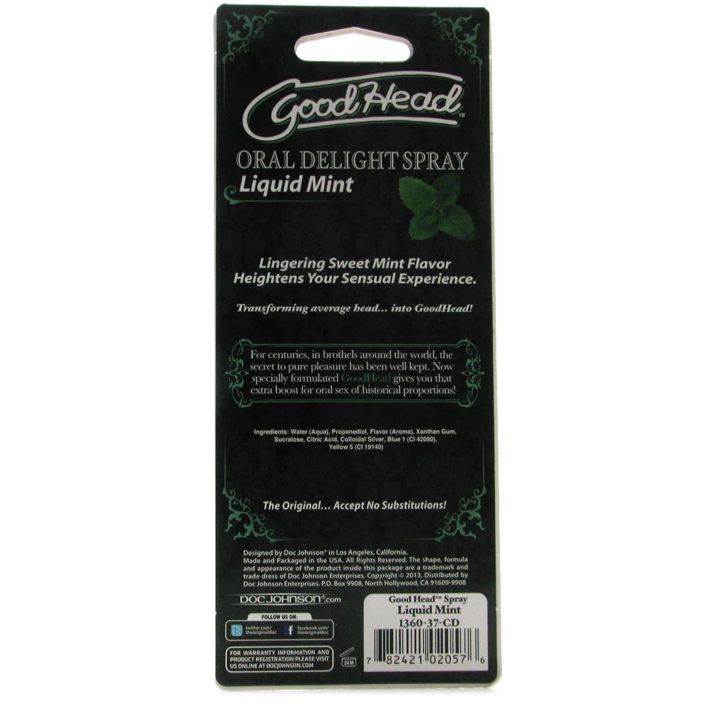 GoodHead Oral Delight Liquid Mint Spray