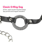 Fetish Fantasy Ltd O-Ring Gag & Nipple Clamps