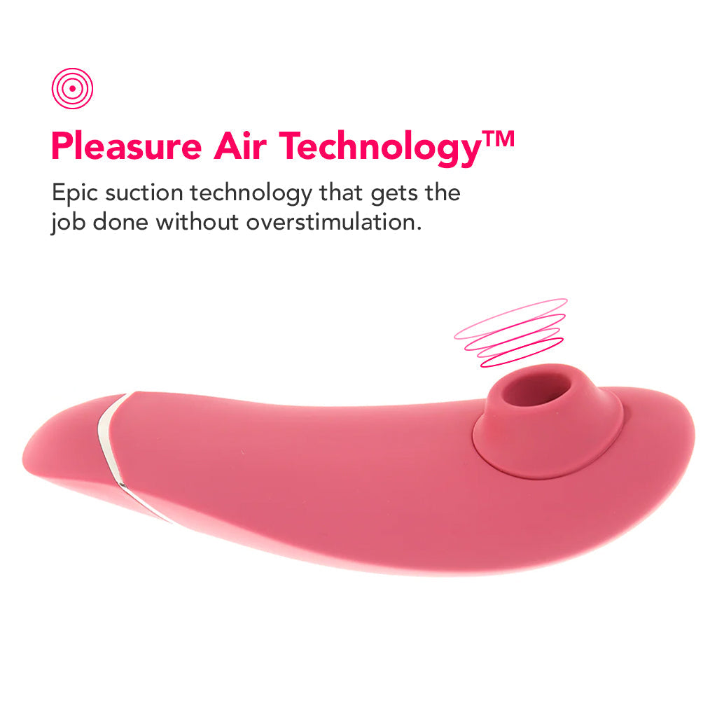 Womanizer Premium 2 Pleasure Air Stimulator in Raspberry