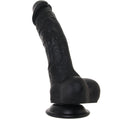 Large Silicone Colours Dildo in Black