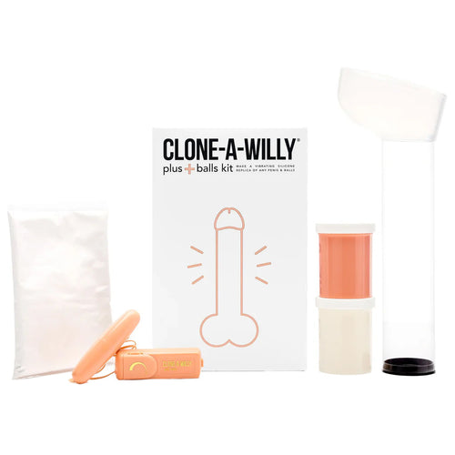Clone-A-Willy & Balls Vibe Kit in Light Skin Tone