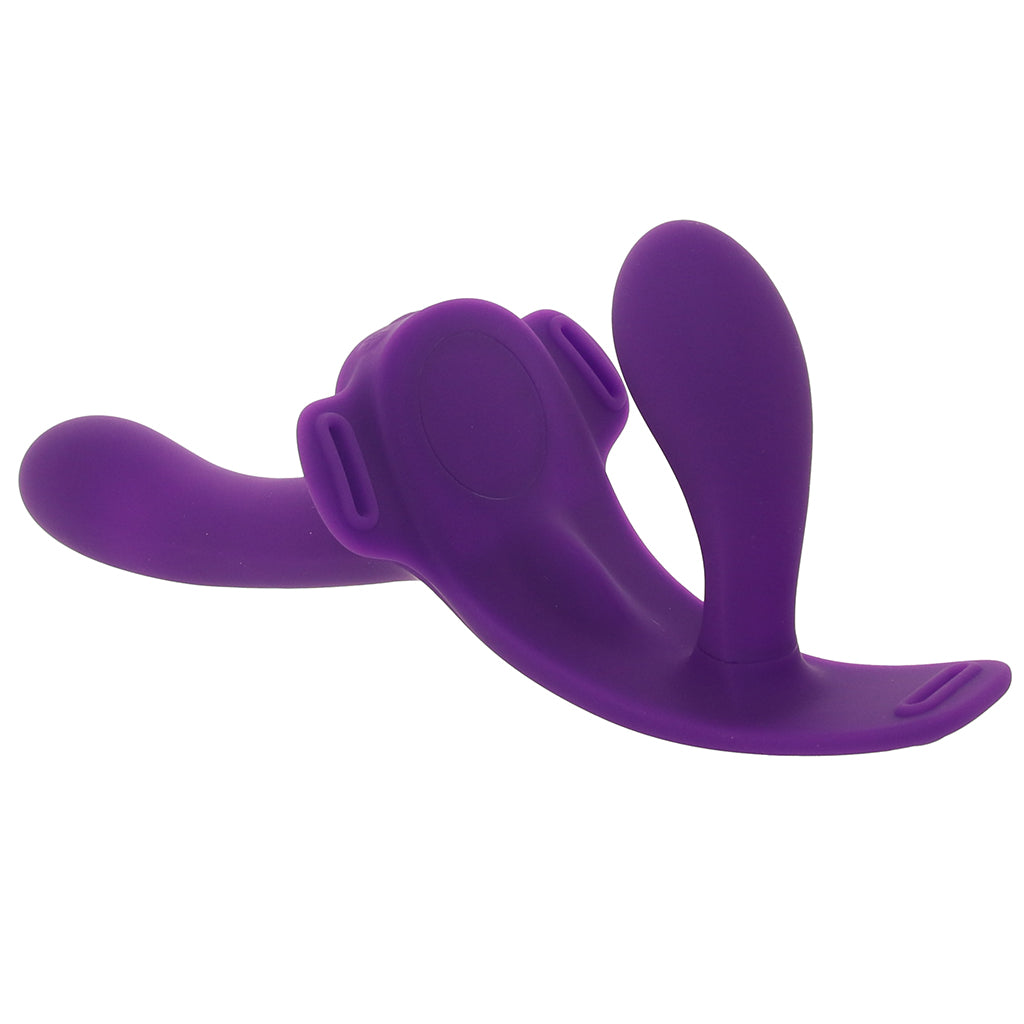 Together Lock-In Vibrating Strap-On Set