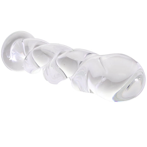 Clarity Seraphic Braid Glass Dildo