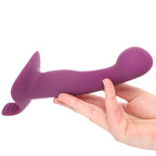 ME2 Vibrating Silicone Strap-On Ready Probe in Purple