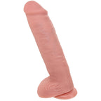 King Cock 11 Inch Cock with Balls in Flesh