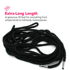 Fetish Fantasy Series 35 Foot Japanese Silk Rope in Black