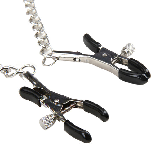 Breathable Ball Gag with Nipple Clamps