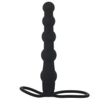 Silicone Beaded Double Rider in Black
