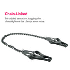 Master Series Monarch Noir Chained Clover Clamps