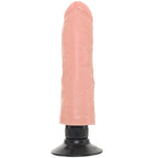 King Cock 8 Inch Vibrating Suction Dildo in Flesh