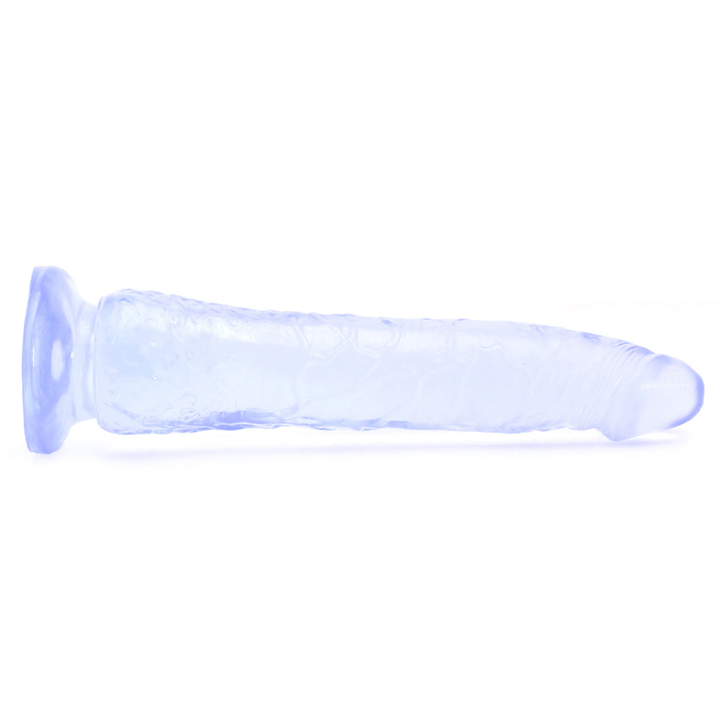 Basix Slim 7 Inch Dildo in Clear
