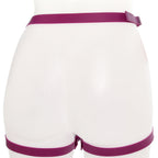 ME2 Rumbler Vibrating Silicone Strap-On in Purple