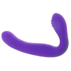 Rechargeable Love Rider Strapless Strap-On in Purple