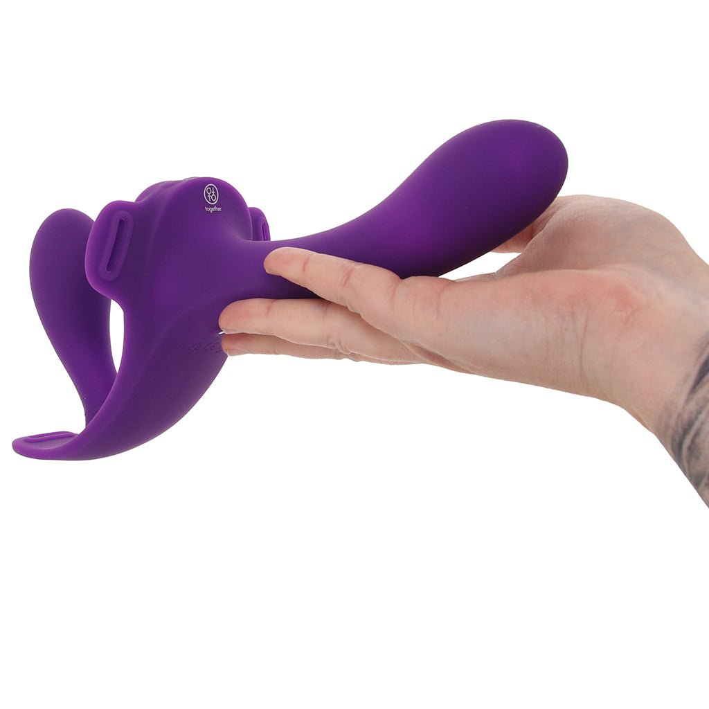 Together Lock-In Vibrating Strap-On Set