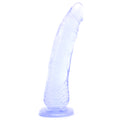 Basix Slim 7 Inch Dildo in Clear