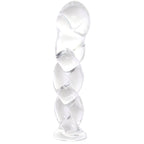 Clarity Seraphic Braid Glass Dildo