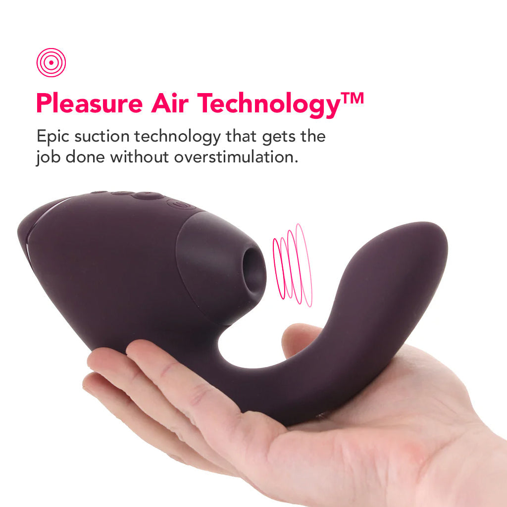 Womanizer Next Duo Clitoral Suction & G-Spot Vibe in Purple