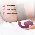 Womanizer Next Duo Clitoral Suction & G-Spot Vibe in Pink