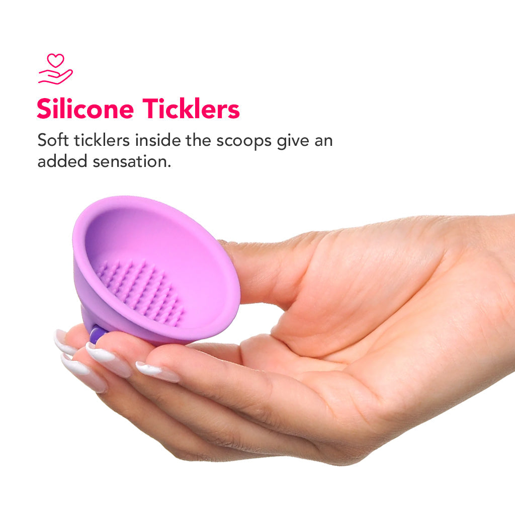 Fantasy For Her Vibrating Nipple Suck-Hers in Purple