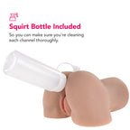 Rear Beauty Sucking & Vibrating Masturbator in Light