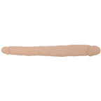 Silicone Studs Bend & Hold 12 Inch Dildo in Light