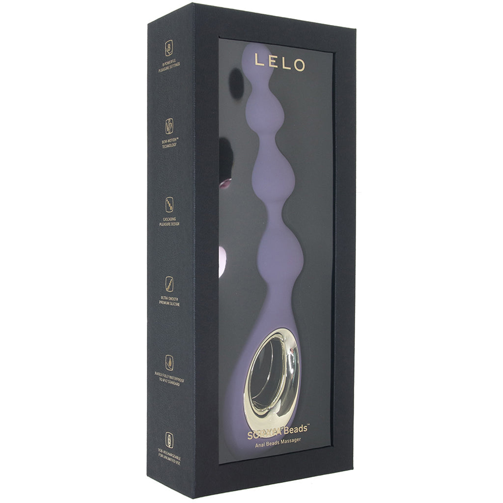 SORAYA Anal Beads Massager in Violet Dusk