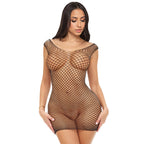 Fishnet Tank Mini Dress