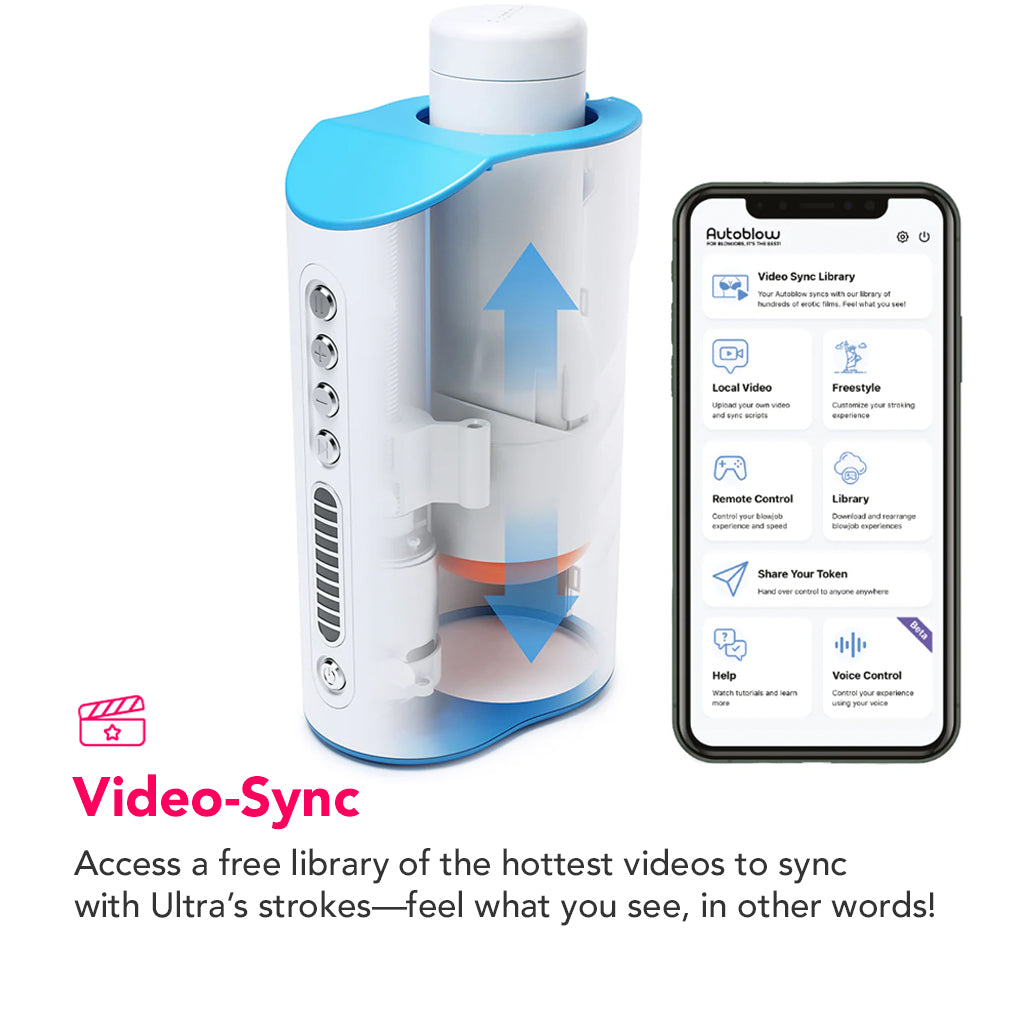 Autoblow AI Ultra Blowjob Machine with Video Sync
