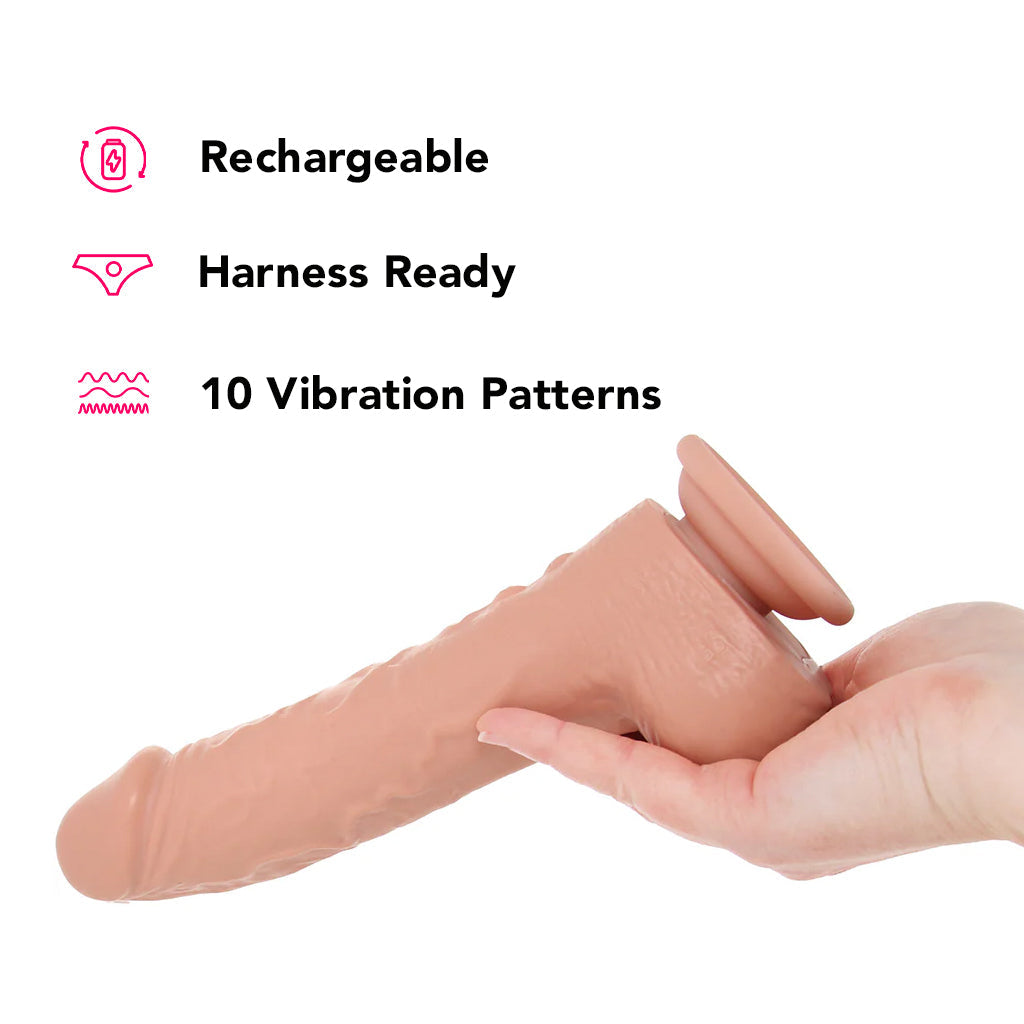 Loadz 8.5 Inch Vibrating Squirting Dildo