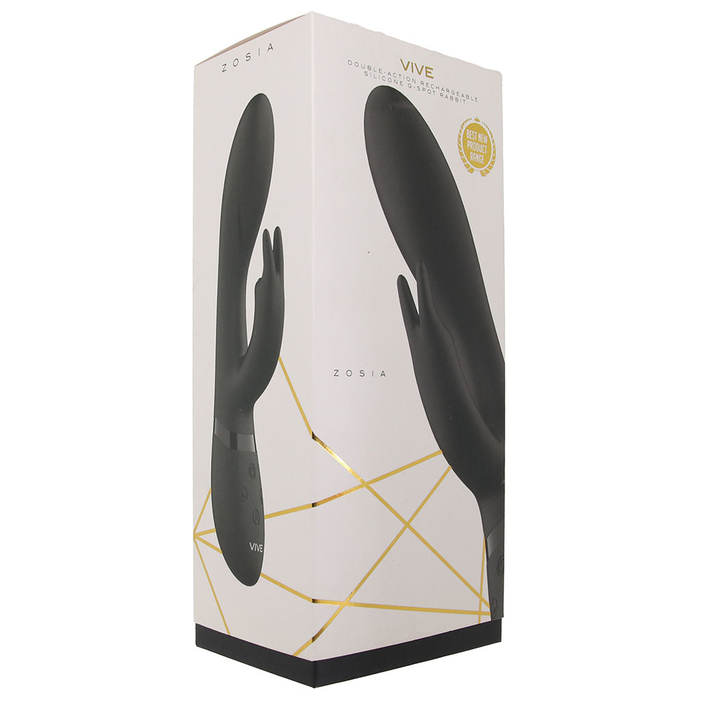 Vive Zosia Silicone Rabbit Vibe in Black