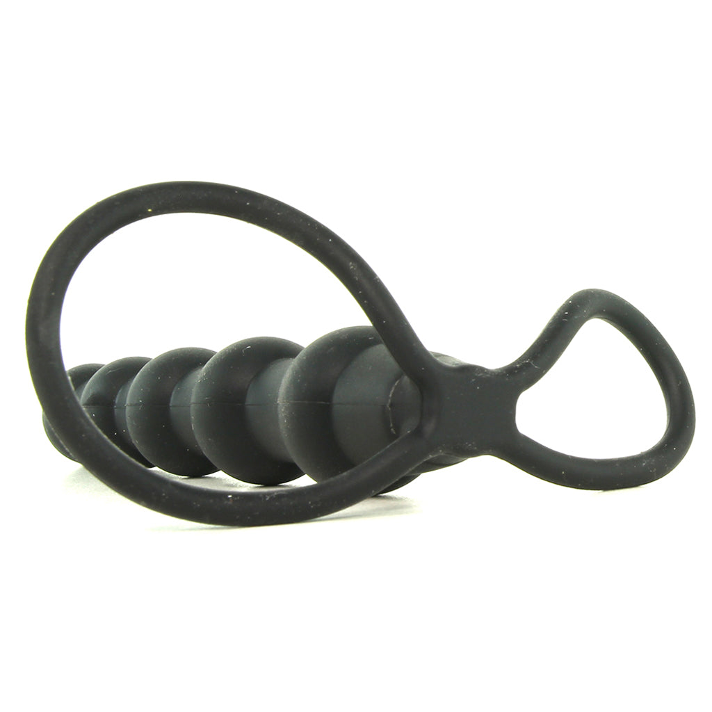 Silicone Beaded Double Rider in Black
