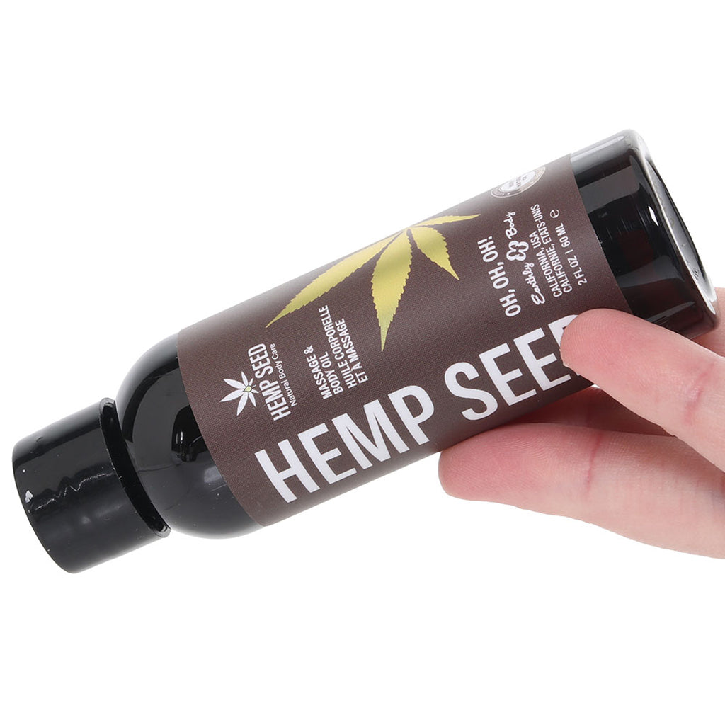 Hemp Seed Massage Oil Gift Set in 3 x 2oz/60ml