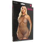 Fishnet Halter Mini Dress