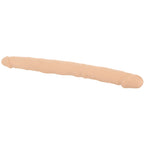 Silicone Studs Bend & Hold 16 Inch Double Dildo in Light