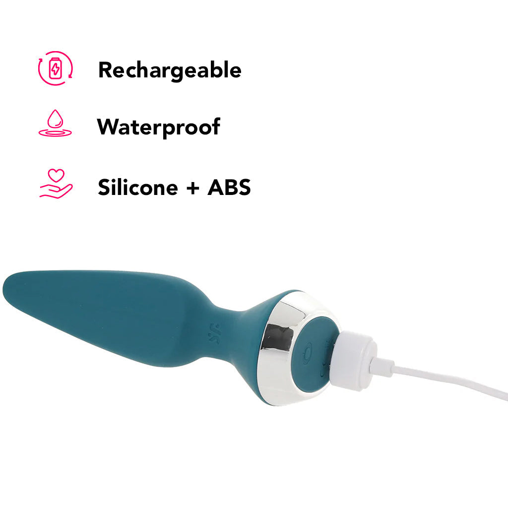 Satisfyer Plug-ilicious 1 Anal Vibe in Petrol