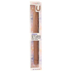 Silicone Studs Bend & Hold 16 Inch Double Dildo in Brown