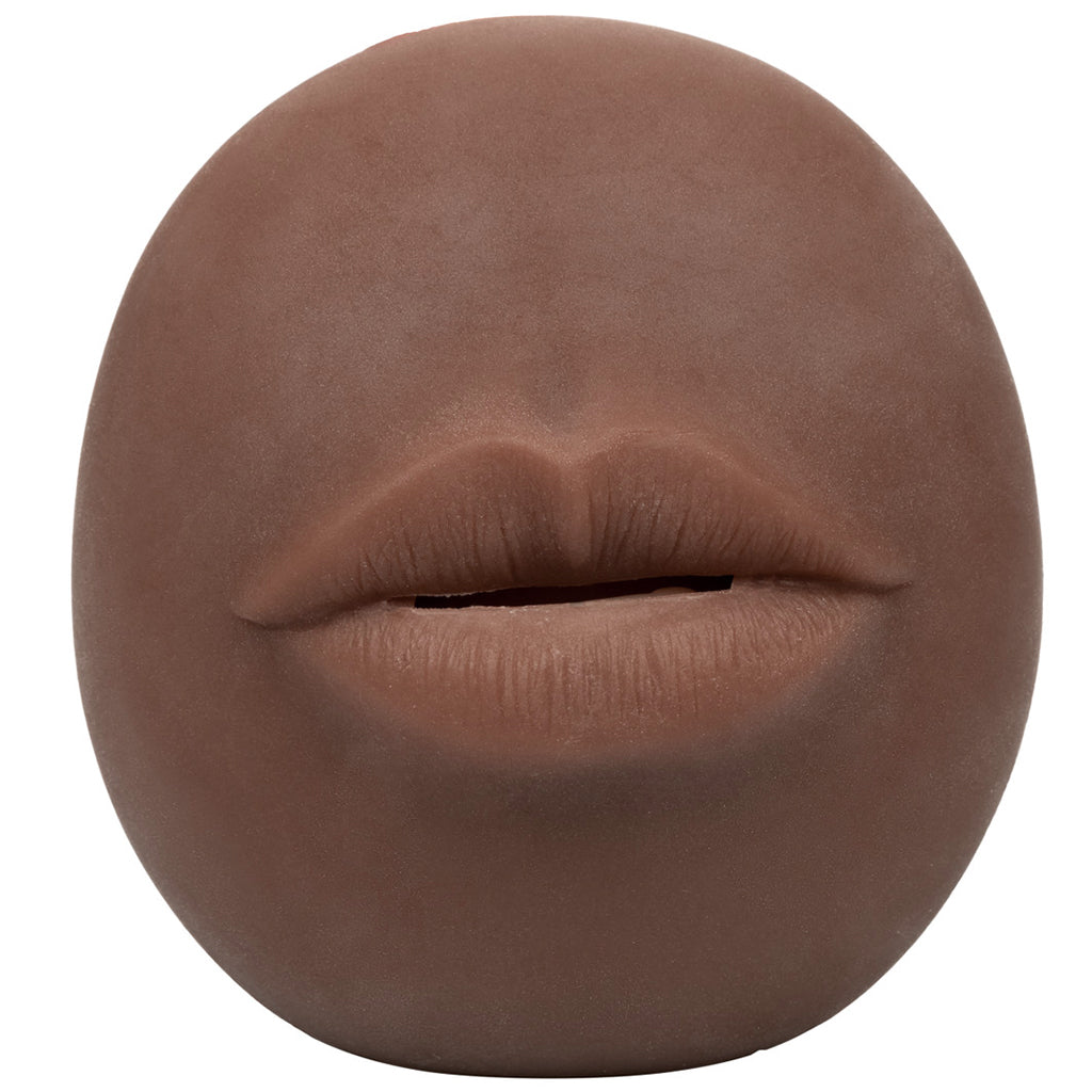 Stroke It Anatomical Mouth Stroker in Brown