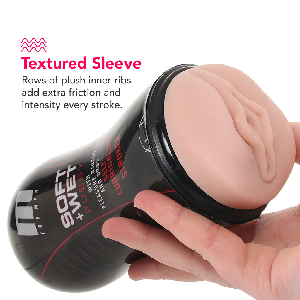 M For Men Soft + Wet Pussy in Pleasure Ridges & Orbs