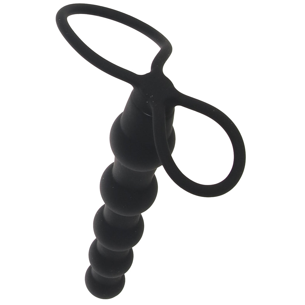 Silicone Beaded Double Rider in Black