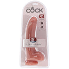 King Cock 9 Inch Cock with Balls in Flesh