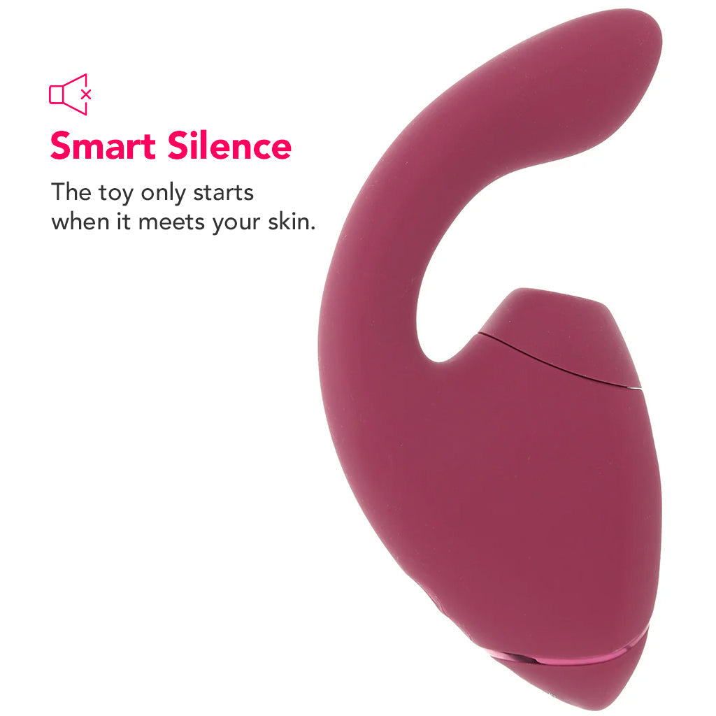 Womanizer Next Duo Clitoral Suction & G-Spot Vibe in Pink