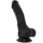 Large Silicone Colours Dildo in Black