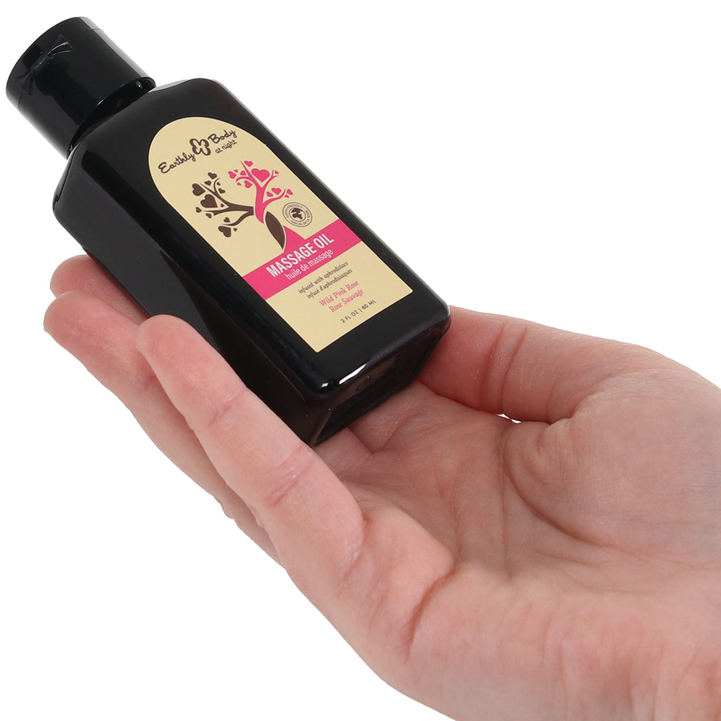 At Night Massage Oil 2oz/60ml in Wild Pink Rose