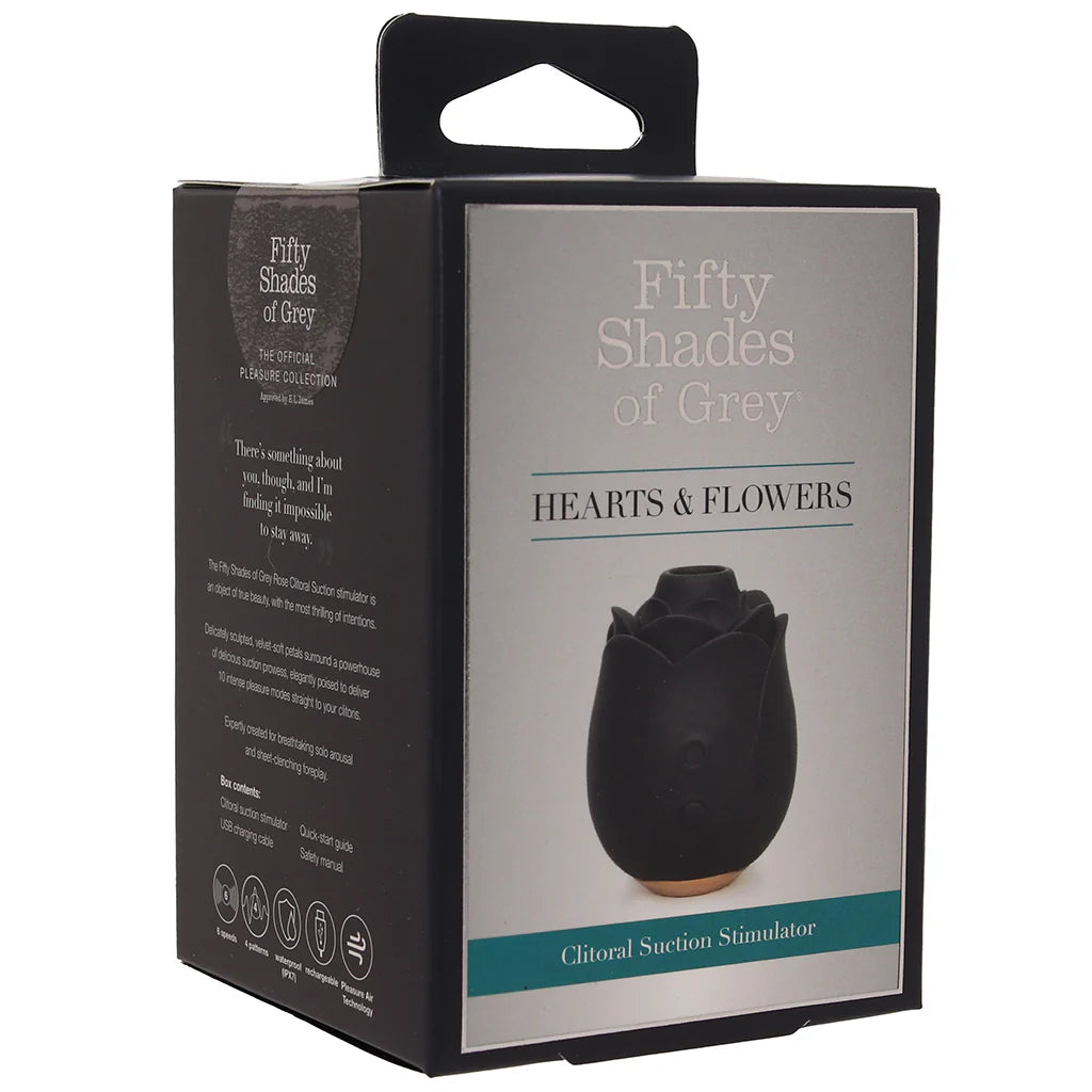 Fifty Shades Of Grey Hearts & Flowers Rose Vibe