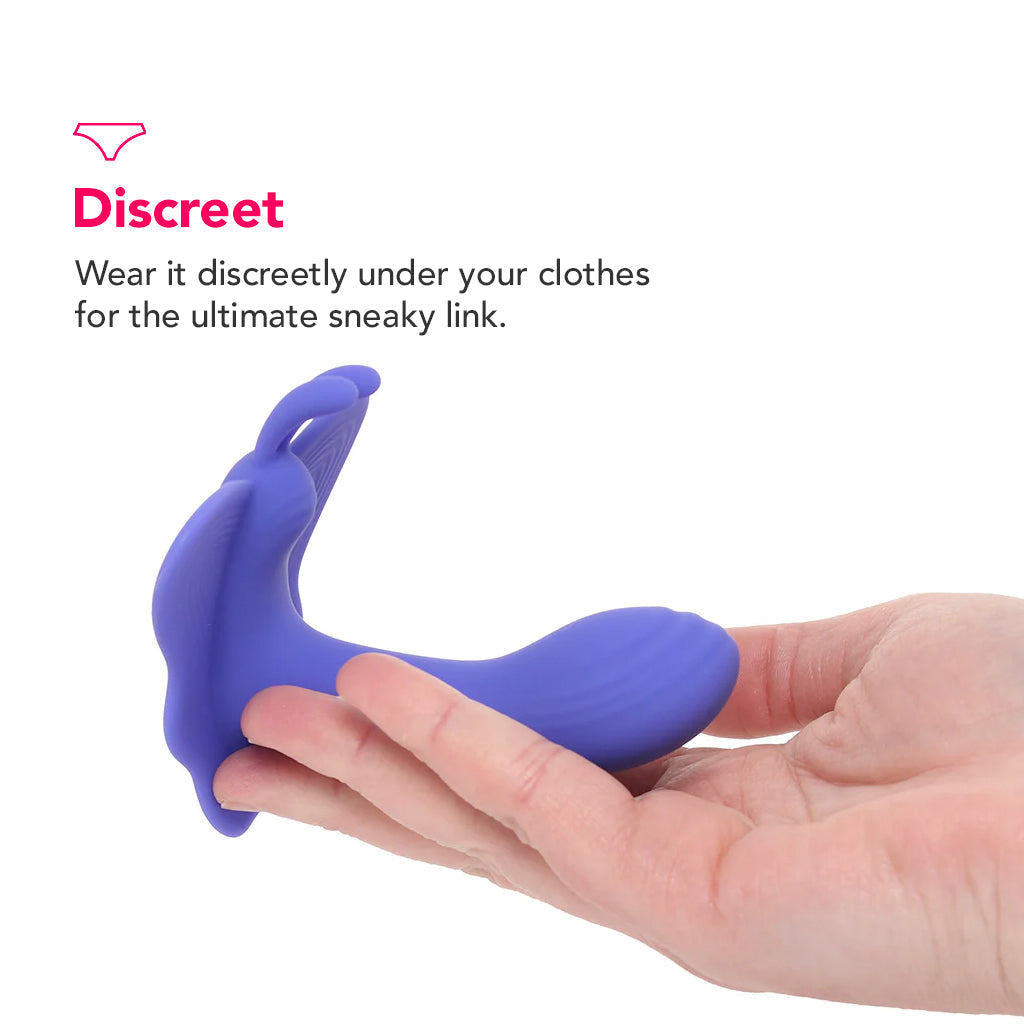 Connect App Controlled Venus Butterfly Wearable Vibe