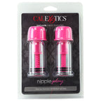 nipple play Vacuum Twist Suckers in Pink