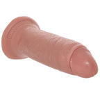 King Cock 6 Inch Slide-Skin Uncut Cock in Vanilla