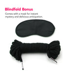 Fetish Fantasy Series 35 Foot Japanese Silk Rope in Black