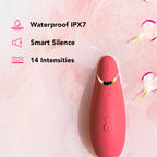 Womanizer Premium 2 Pleasure Air Stimulator in Raspberry