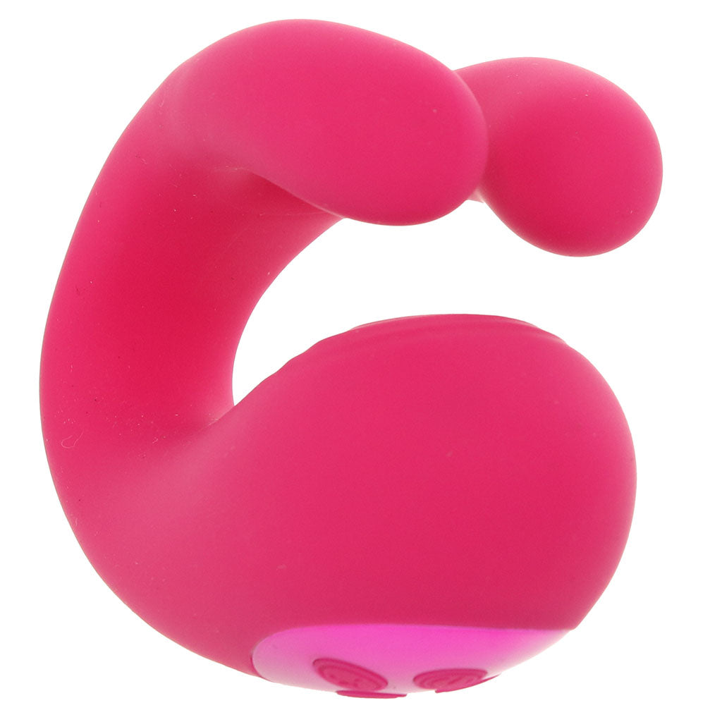 Vive Yoko Triple-Action Dual Prong Vibe in Pink